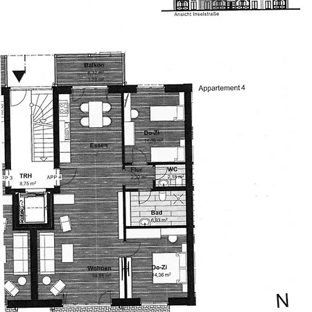 Weisse Dune Ferienwohnung - Weisse Dune 4 Lägenhet Wittdün